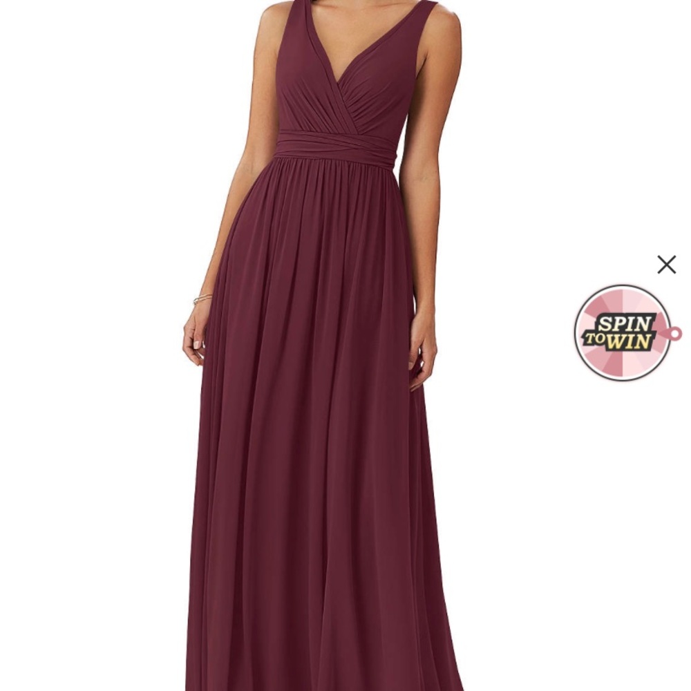 Azazie Kora Dress in Cabernet